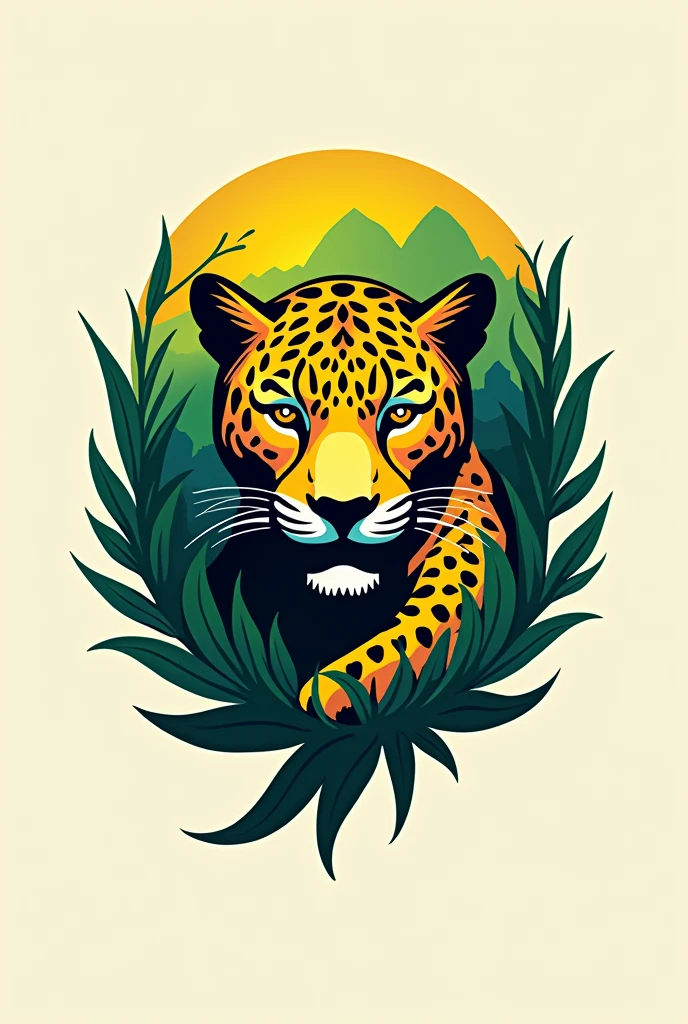 I want a logo related to BRAZIL that is more extravagant and eye-catching.