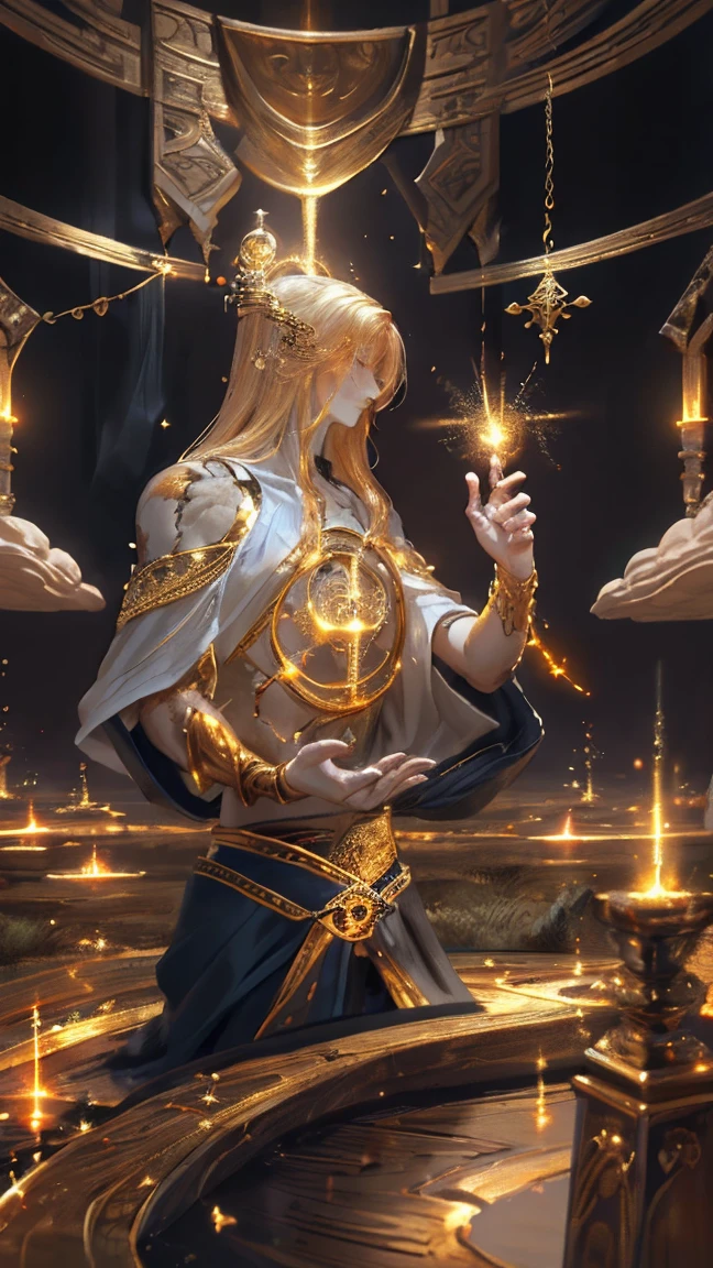 (Highest quality,High resolution,Very detailed),metallic,Calm and peaceful,Sacred atmosphere,Golden Light,Sculpted details,Traditional Crafts,Heavenly Beauty,Quiet environment,Wisdom and Enlightenment,harmonious colors,Spiritual energy,Tranquility and tranquility,Carefully carved features,Magnificent and majestic,Great presence,Transcendental artistry,Heavenly Aura,Sacred Sanctuary,Shine,Awe-inspiring,Majestic Pose,Calm expression,Spiritual uplift,Transcendental Experience,Meditative atmosphere,unwavering faith,Captivating Charm,Spiritual journey,Divine Revelation,Shining Existence,Symbol of Enlightenment,Pure and sacred,Heavenly Blessing,Peaceful tranquility,Timeless beauty,Cultural Heritage,Spiritual guidance,Symbolic Representations,Ascetic refinement,Timeless elegance,Sublime Devotion,Magical realm,Spiritual Awakening, radagon
shatteredradagon
unbrokenradagon
eldenring
marikahammer
golden cracks
cracked skin
elden ring (/object)/
blue robes