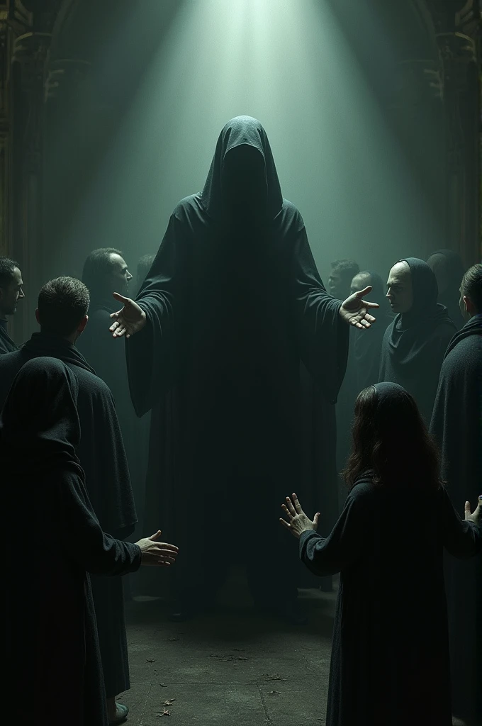 Man manipulating people, dark symbolizing dark psychology and self psychology 