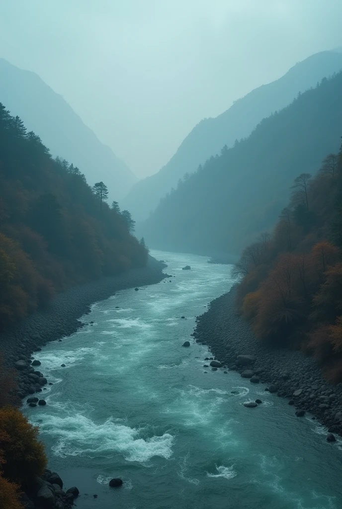 Why hate the desolation after drinking,One sorrow is not enough to unite a river,Chinese style,Sense of atmosphere,Movie storyboard,8K Ultra HD,Photography style, mt.fuji