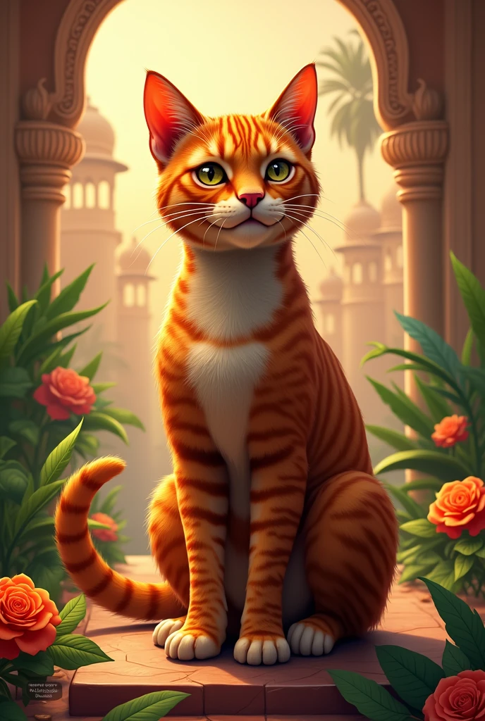 India's Cat to the heart on India's 78th independence day. Its cat not tiger