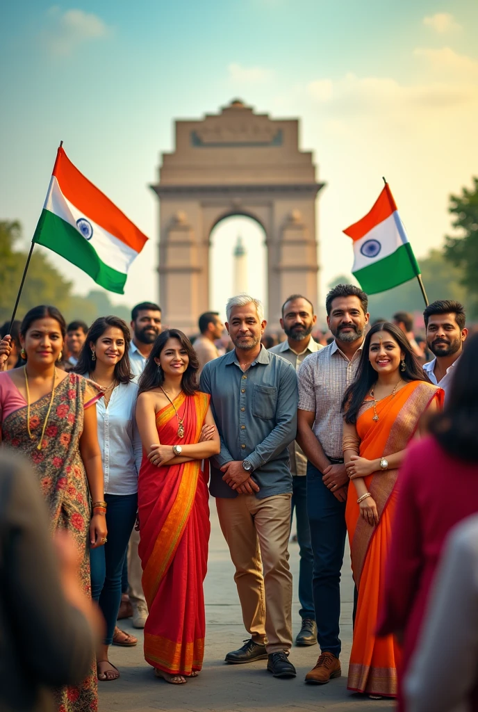 Generate an Instagram post for india 78 independence day and relate it to my social media marketing agency page