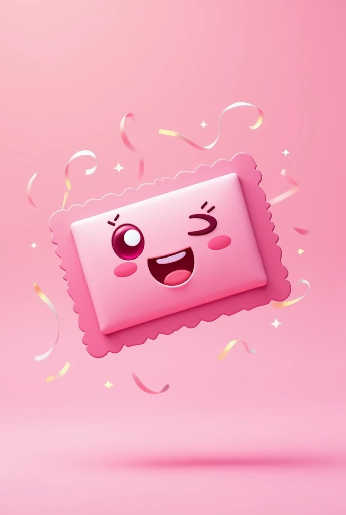 Animated pink coupon