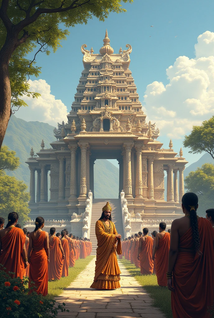 Temple bg Raja praja and temple