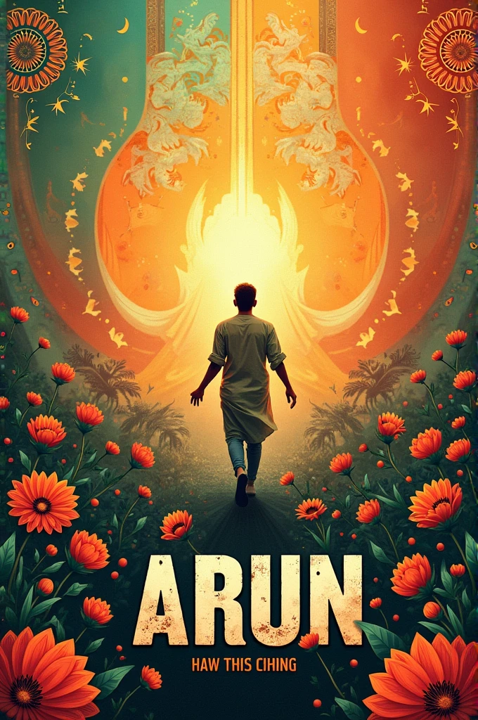 Create a wishes for india independence day with the name written as ARUN