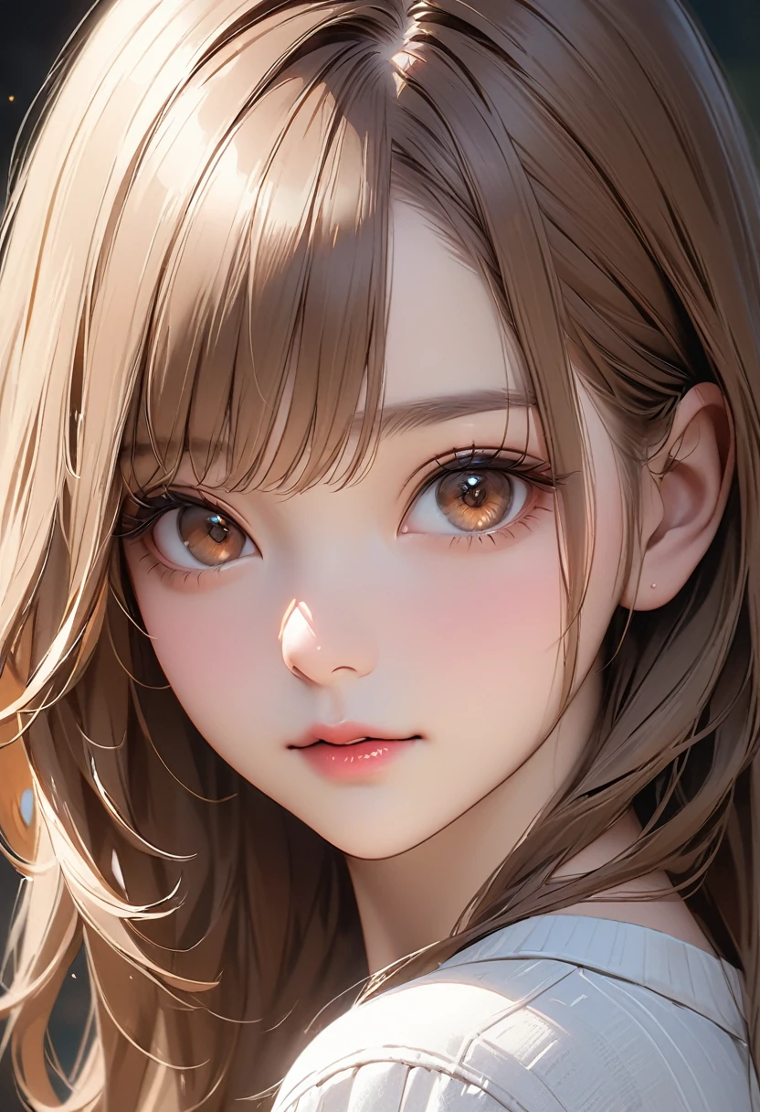Highest quality, masterpiece, Ultra-high resolution, Realistic:1.2, RAW Photos, Intricate details, Portraiture,　big, beautiful brown eyes:1.2, Perfect contours, Perfect Proportions:1.2, one person&#39;s, break　((Mouth close-up:1.2, (From above:1.2), look up:1.2)), ((small, short, small:1.2)), Light brown hair、((Long Hair, Twin tails:1.2)), (compensate:1.2, Fuller lips:1.3, Pink Lips:1.3, Glossy Lips:1.3, Lips parted:1.2), (Stroll through the lavender fields:1.2), ((Silk sleeveless shirt:1.2, Silk Long Skirt, Low heels)), break　((Place one arm above your head、Place one arm in front of your knee、My hair is about to blow away in the wind:1.3、Leaning forward:1.2))、(Embarrassed expression:1.2、Pretty angry), (The background is a lavender field:1.2、Lavender swaying in the wind, A few tourists are walking), ((Gust of wind:1.2)), (Underarm:1.2), (Empty-handed)