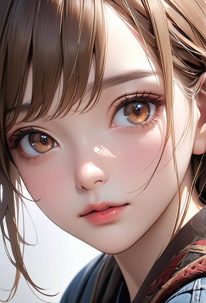 Highest quality, masterpiece, Ultra-high resolution, Realistic:1.2, RAW Photos, Intricate details, Portraiture,　big, Beautiful brown eyes:1.2, Perfect contours, Perfect Proportions:1.2, One person&#39;S, break　((Mouth close-up:1.2, (From above:1.2), look up:1.2)), ((small, short, small:1.2)), Brown Hair、((Long Hair, Twin tails:1.2)), (Compensate:1.2, Fuller lips:1.3, Pink Lips:1.3, Glossy Lips:1.3, Lips parted:1.2), (Stroll through the lavender fields:1.2), ((Silk sleeveless shirt:1.2, mini skirt, Low heels)), break　((Place one arm above your head、Place one arm in front of your knee、Standing posture。