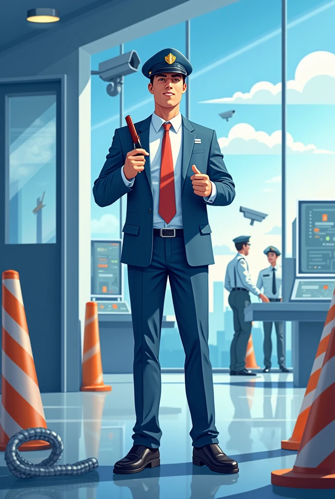 I want a photo for a banner and an icon for security courses for inspectors Module 2: Inspection Function