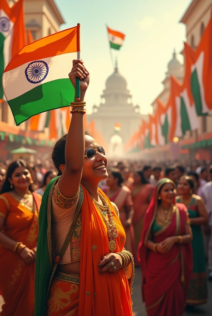 With me India independence day 