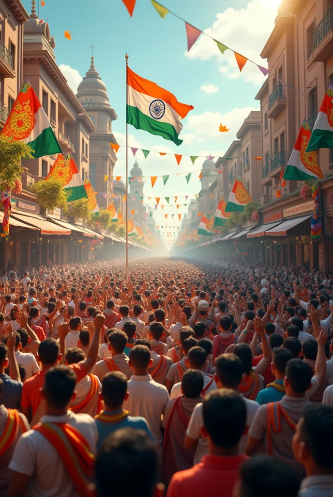 78th indian independence day image