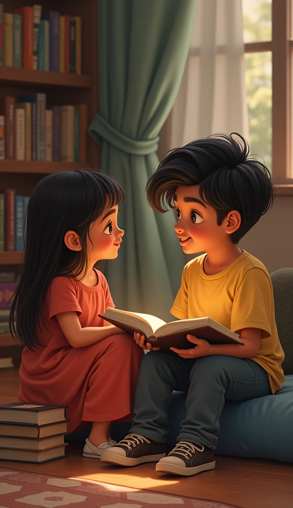 लड़की: सच में। तो, राहुल, तुम्हारी पसंदीदा किताब कौन सी है?