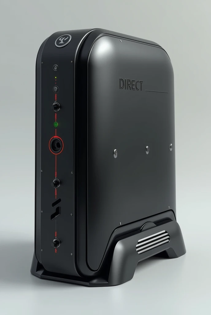 Create a video game console called Direct Console and give it a unique design that stands out from the competition.  Everything should look like it was created in 2007.


