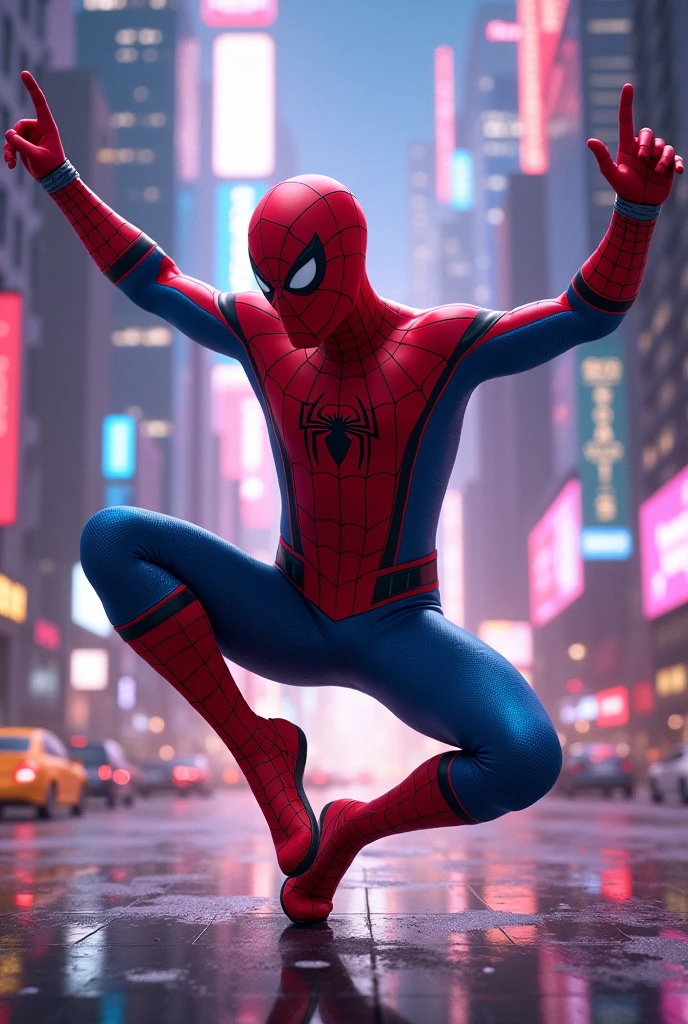 spider-man dancing and background 15