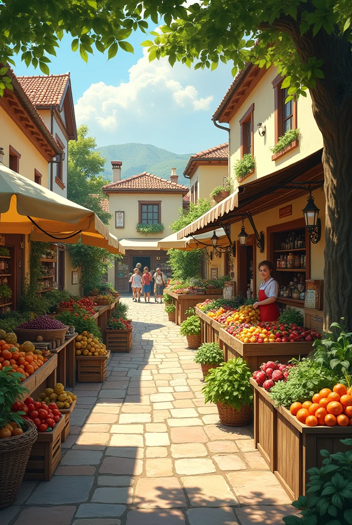 Organic store in small place