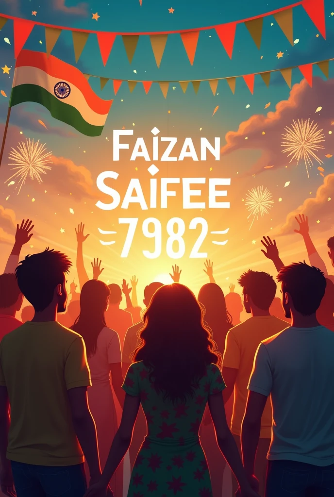 happy independence day faizan saifee 9982 with name