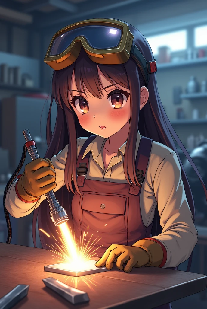 Anime girl feet welds