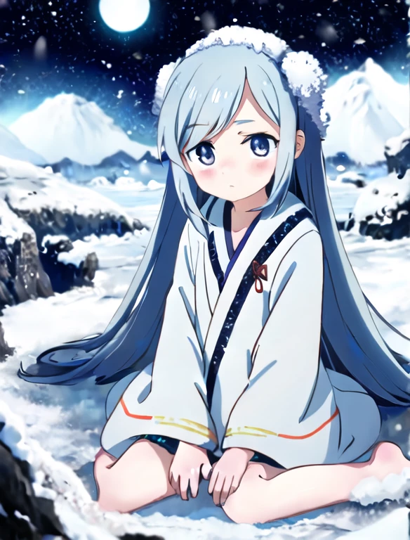 yukionna , blizzard , anime style