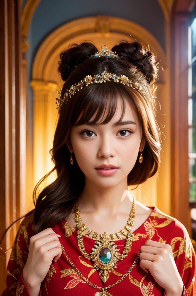 ((Highest quality)), ((masterpiece)), (detailed), one person's, sexy、Do not split、Standing posture from knees up、Tropical coast、Small Boobs、 one person's美しい女性、alone、Beautiful skin texture、24-years-old、Professional Lighting、Nice light brown short hair,sexyな下着、whole body、