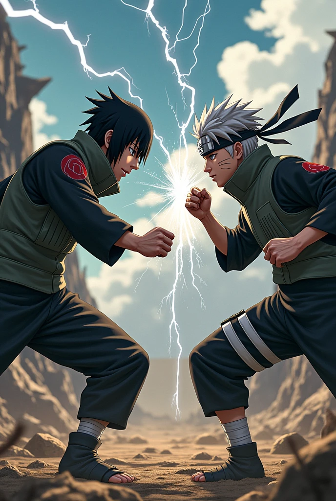 Obito and kakasi fight in adult 4 th great ninja war other dangerous photo