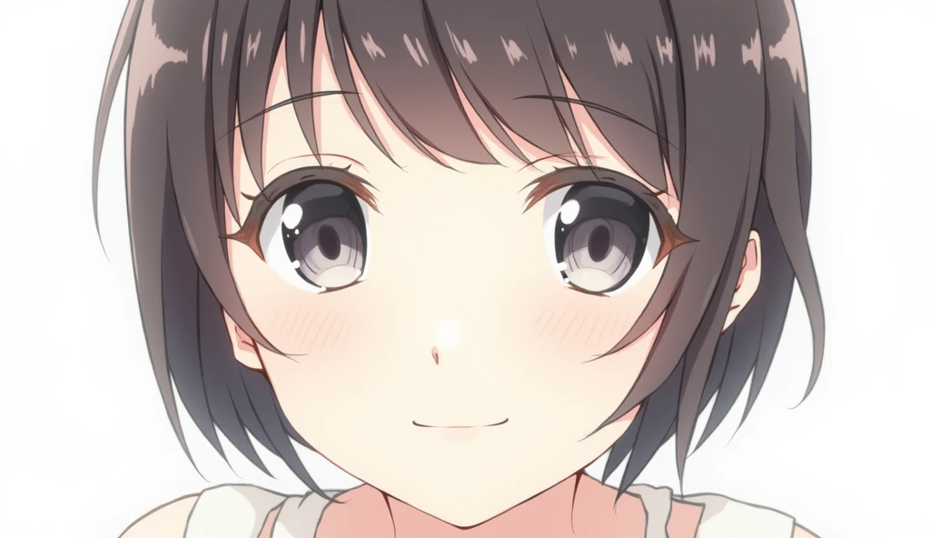 ,Japanese anime,High resolution, One person, Face-only layer image,No hair,Background is transparent,Long lashes,24-years-old,White skin