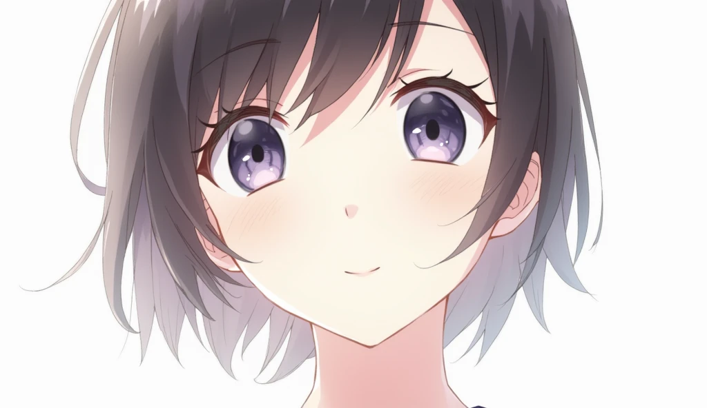 ,Japanese anime,High resolution, One person, Face-only layer image,No hair,Background is transparent,Long lashes,24-years-old,White skin