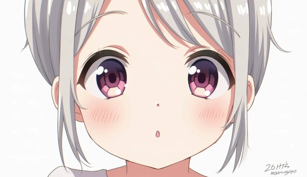 ,Japanese anime,High resolution, One person, Face-only layer image,No hair,Background is transparent,Long lashes,24-years-old,White skin