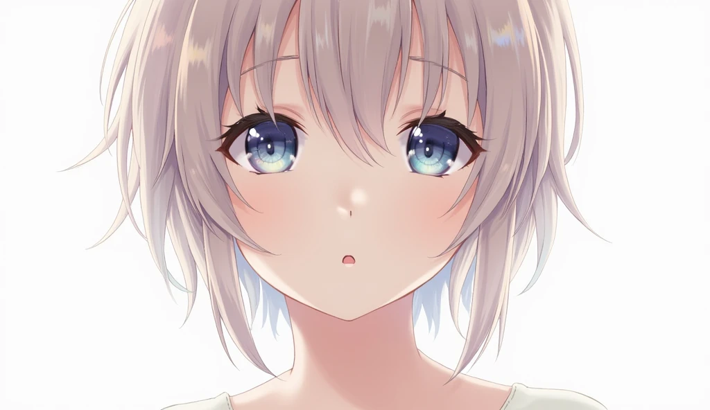 ,Japanese anime,High resolution, One person, layer,So that it can be edited later,顔だけのlayer画像,No hair,Background is transparent,Long lashes,24-years-old,White skin