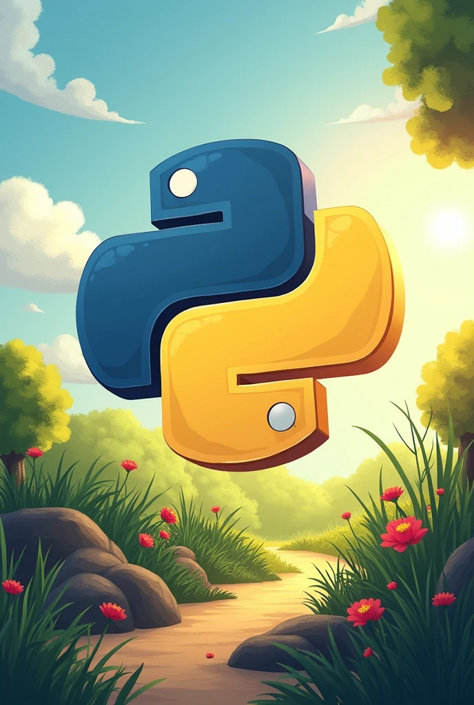 Python programming logo and text should be day 30 learning 

