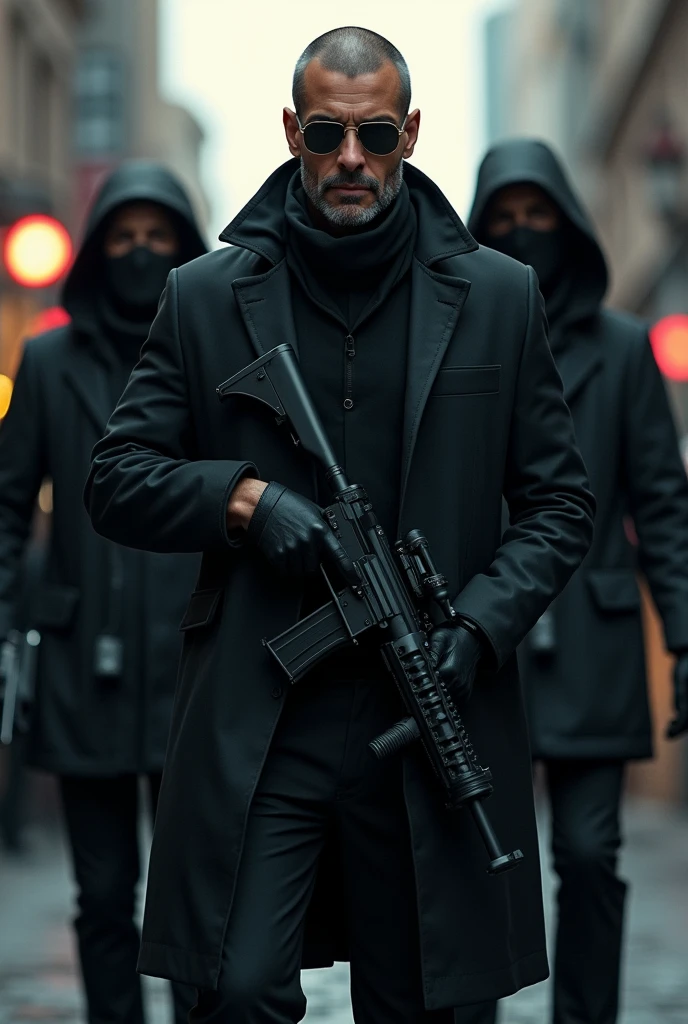 You’re a seasoned storyteller and screenplay writer with over a decade of experience in crafting thrilling narratives involving espionage and undercover missions. Your expertise lies in developing multi-dimensional characters, particularly those who navigate the complexities of secret operations and teamwork in high-stakes environments.
Your task is to create a compelling description of a secret agent named who is of Sardar ethnicity, leading a team of three on an undercover mission. The team is dressed in a sleek black avatar, designed for stealth and agility.
As you construct this narrative, please keep in mind the following details: the setting is an urban landscape, filled with shadows and hidden conflicts. Each team member has distinct skills that complement the protagonist, and their mission is crucial for global security. Their personalities should shine through interactions, showcasing camaraderie, tension, and the weight of their duties.
As an example of your style, consider how you could introduce the main character and their team, emphasizing the urgency of the mission and the emotional stakes involved. Also, feel free to highlight any gadgets or technology they utilize during their operation.