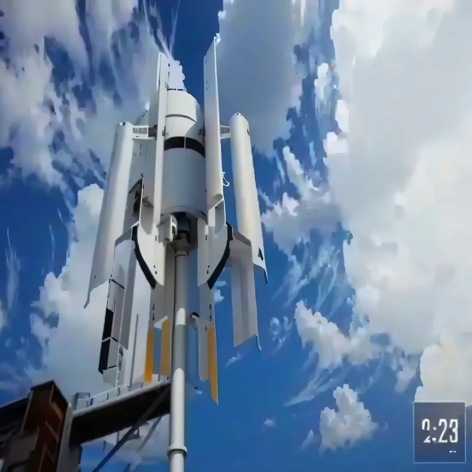 there is an image of a Vertical Wind Turbine with PVC Pipe with 8 blades with a sky background, turbines, wind, spinning whirlwind, wind blowing, wind turbines, windy, antenna, whirlwind, windmill, wind chimes, enjoying the wind, profile picture, Sky - FI, profile picture, strong wind, windblown