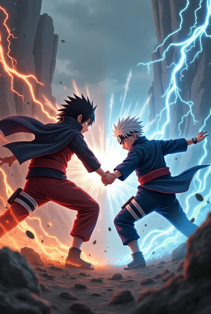Dangerous fight between obito and kakshi young photo obito