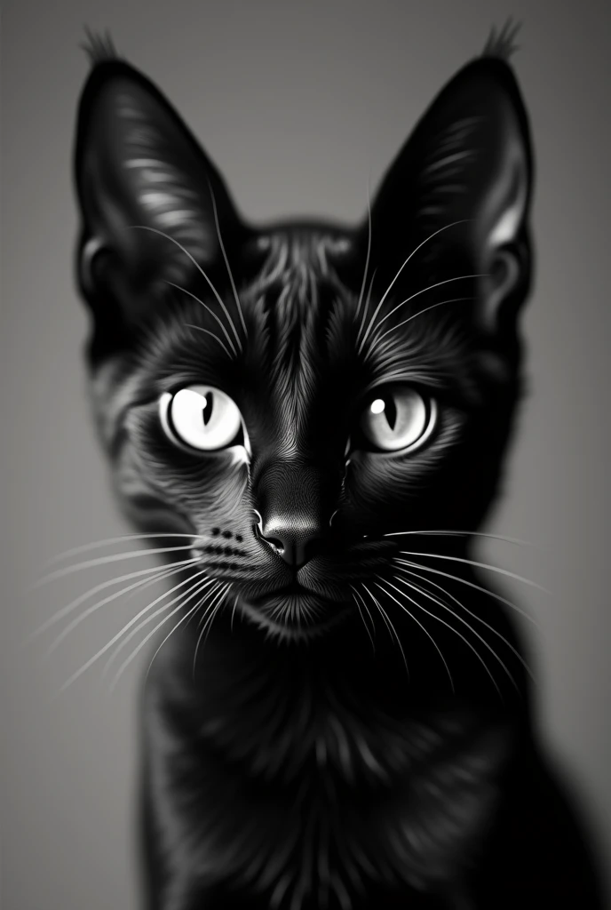 close-up of a cat looking up at the camera, Black and White写真, Cat Picturesgraphy, grayscale photo, Cat Pictures, Looking into the camera, 4K Grayscale HD Photos, Cat Pictures, portrait with sharp eyes, Looking into the camera, Staring at the audience, Black and White, Curious look, Looking into the camera