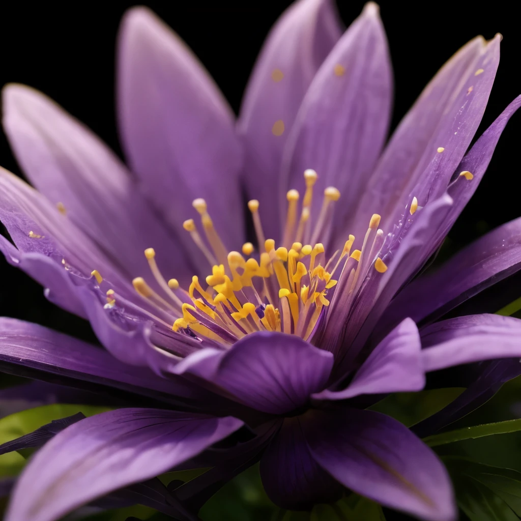 purple and yellow flowers are growing in a garden, a macro photograph by Hans Werner Schmidt, flickr, sōsaku made, purple and yellow, dust violet, violet flower, violet, yellow purple, yellow and purple tones, draped in silky purple and gold, some purple and orange, very colourful, some purple, violet flowers, some orange and purple