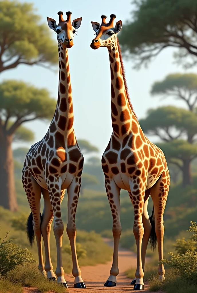 Can you generate giraffe images