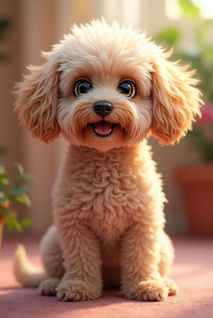 A Yorkshire terrier with a poodle