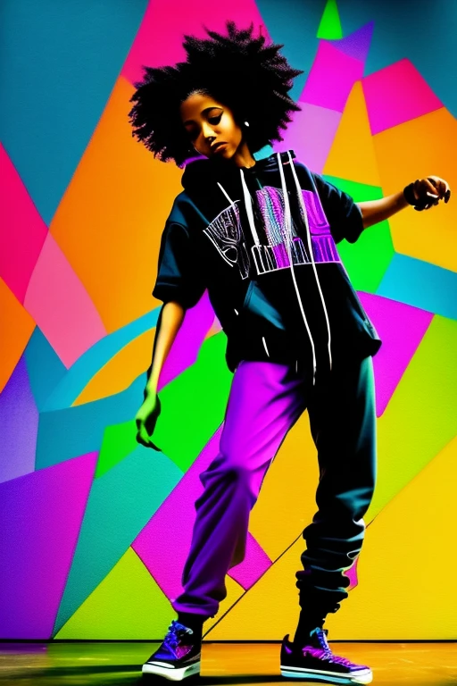 A background filled with scattered musical notes in various sizes and colors
A background completely filled with scattered musical notes in various sizes and colors, covering the entire screen.
beautiful girl colorful image
Dance hiphop Dance CREW Waacking Dance
Punking
black medium hair black medium hair
Five fingers Baggy clothes Baggy clothes