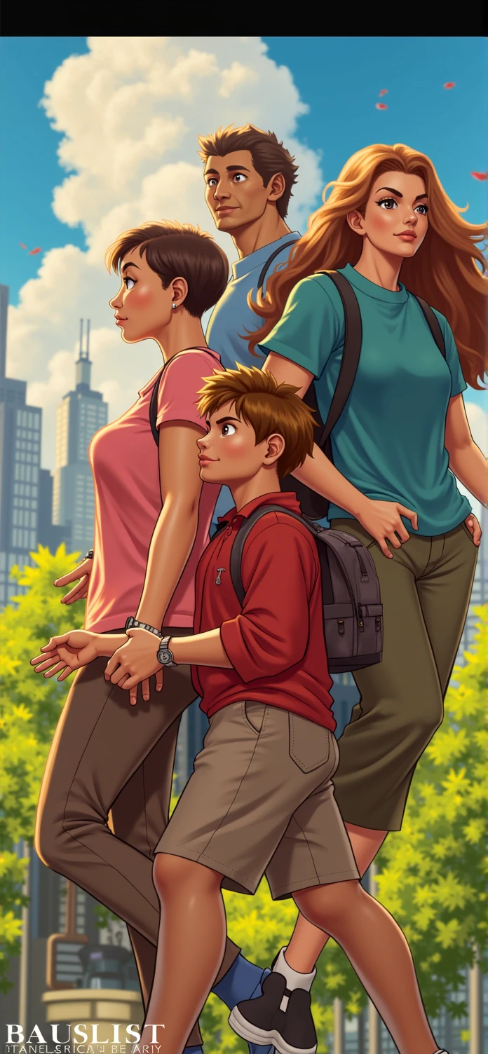 To place the characters in a city 