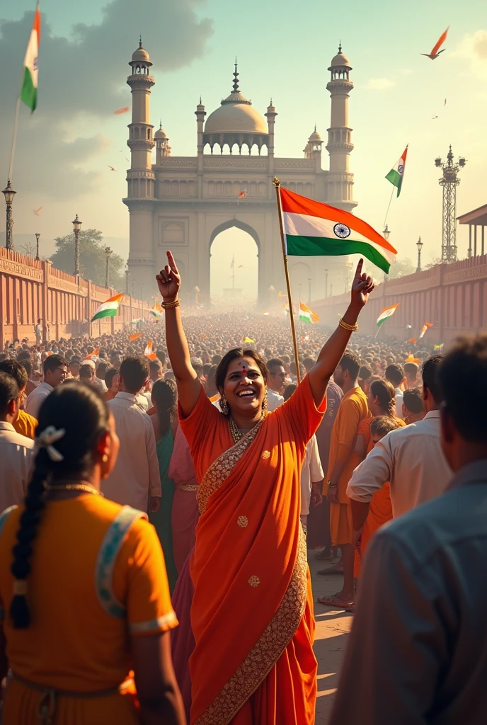 78th Indian independence day .Ultra realistice
