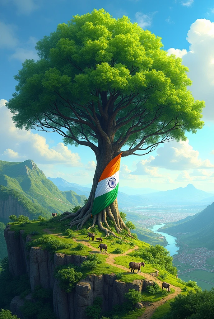 Tree 🌲 India ka jhanda video