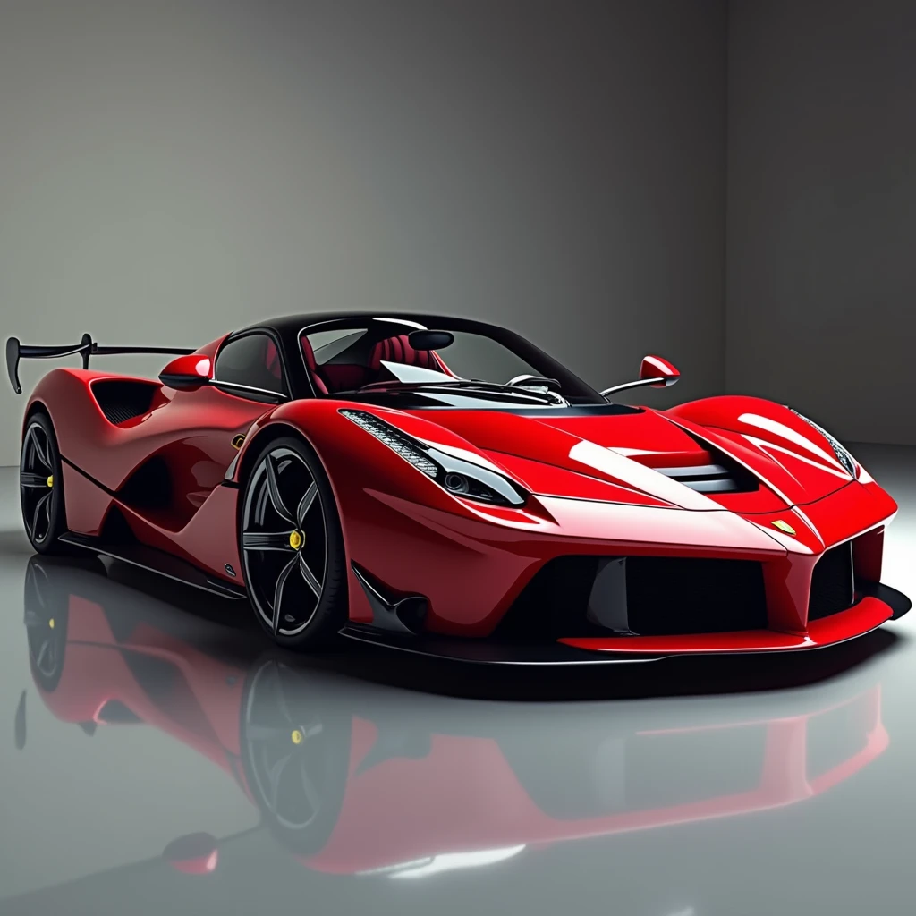 Make a super sports car that looks like a ferrari AND a bigatti