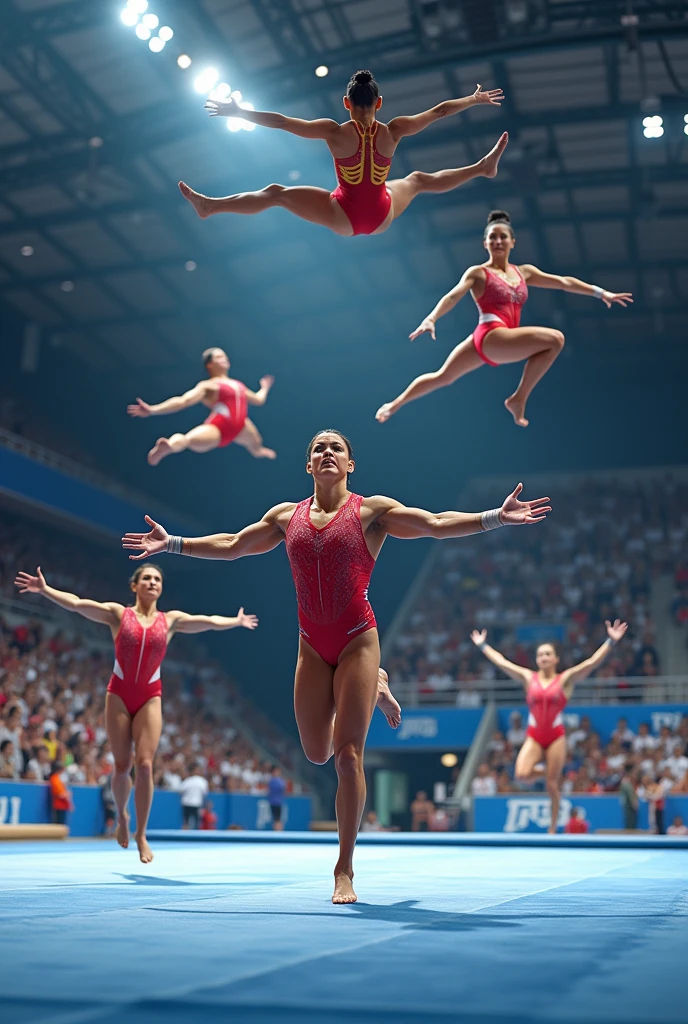 Little naked girls gymnastics