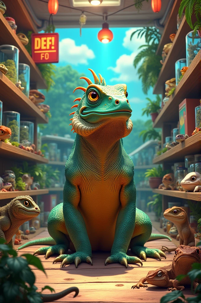 Fighting Iguana Pet Shop
