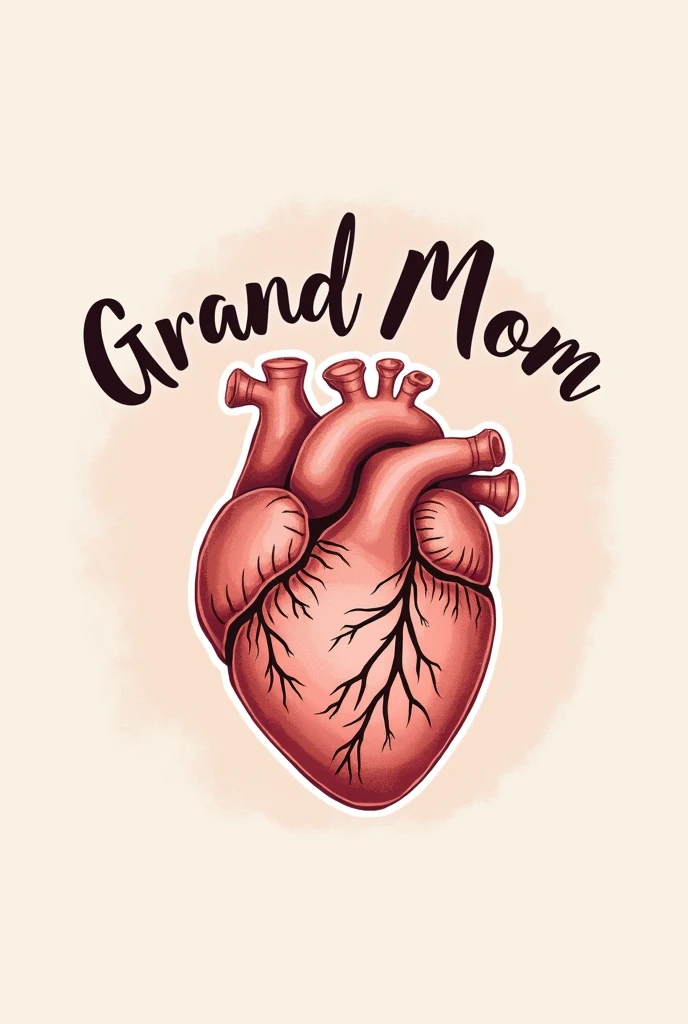 Create a line logo for a grandmother's crochet business.
The logo can have crochet stitches., an anatomical heart that this tissue, , give me more options. The name is grand mom
