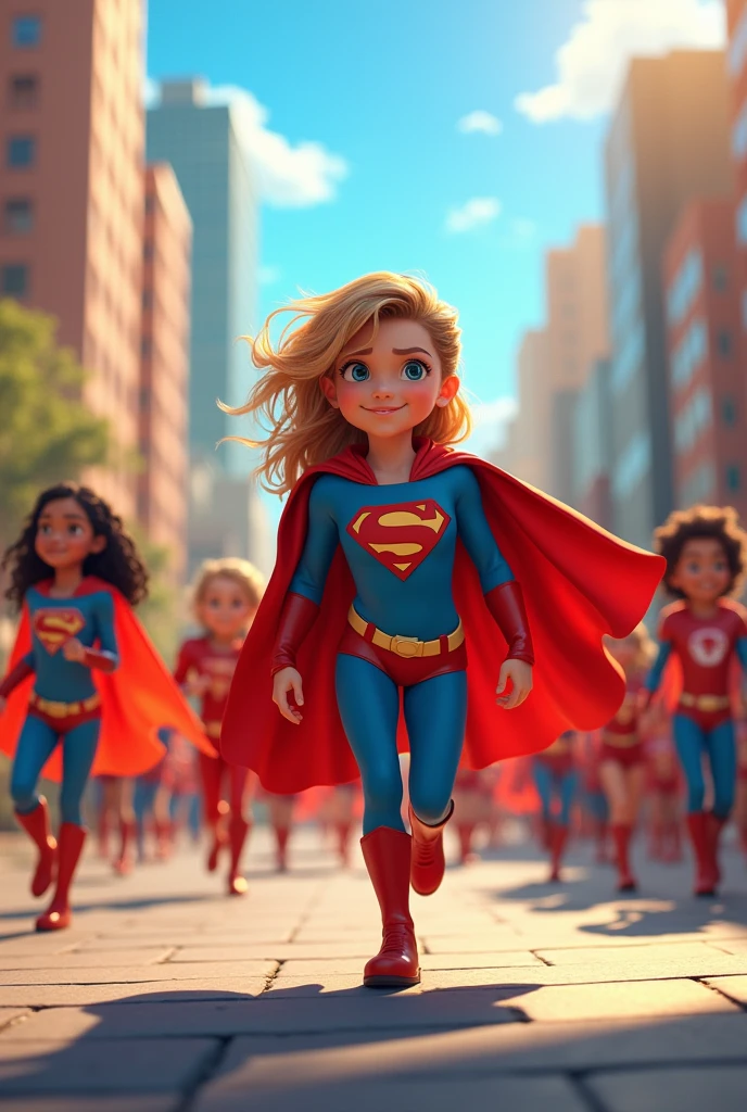 *Chorus*
Superhero march, we're on the move
Fighting for what's right, with courage and groove
We're unstoppable, we're strong and bold
Superhero march, we're saving the day, young and old!
This song aims to inspire kids to feel empowered, confident, and motivated to make a positive difference. You can add hand gestures, movements, or even a simple dance