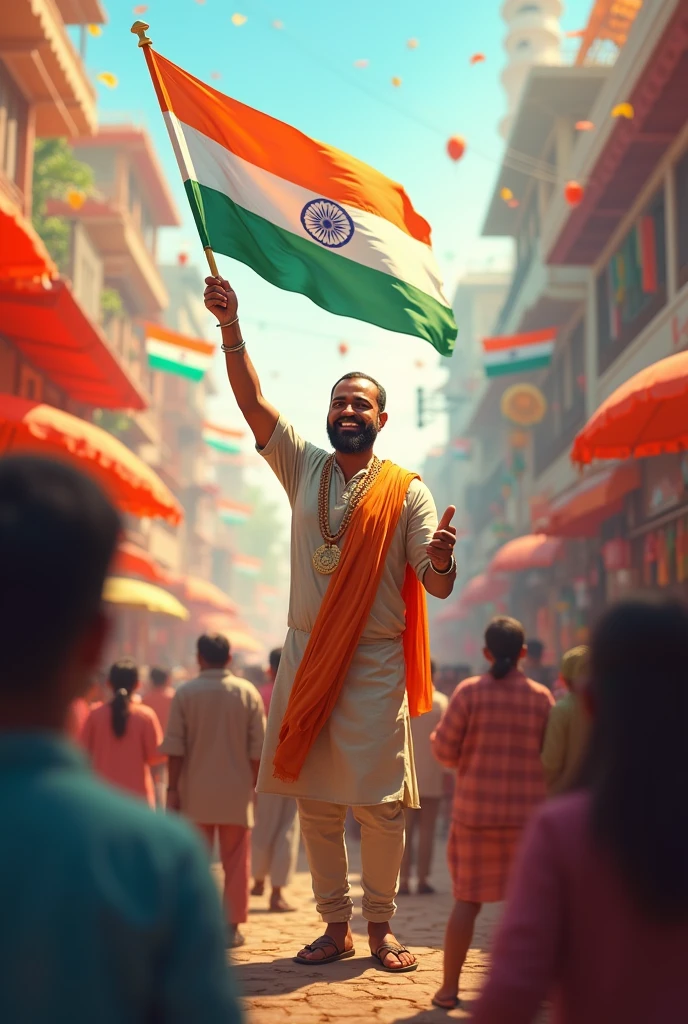 congratulations on 15august independence dey by raj tiwari 