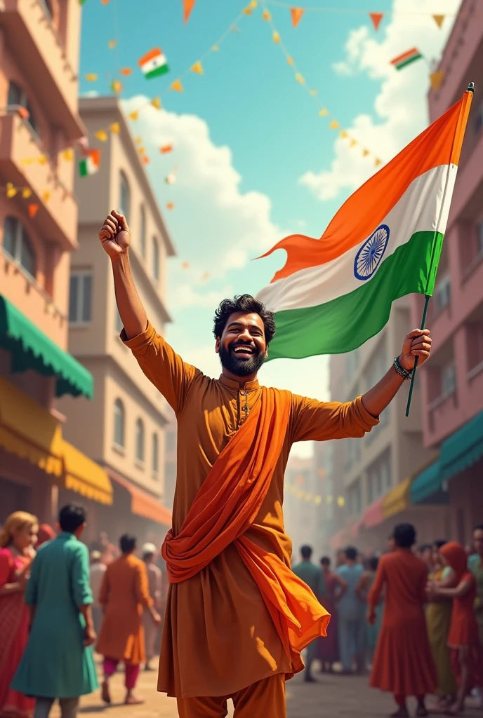 congratulations on 15august independence dey by raj tiwari