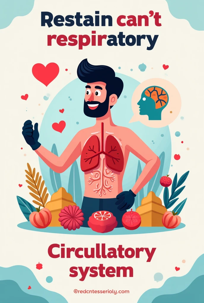 Create a simple campaign using a slogan, to show ways of taking care of respiratory or circulatory systems.