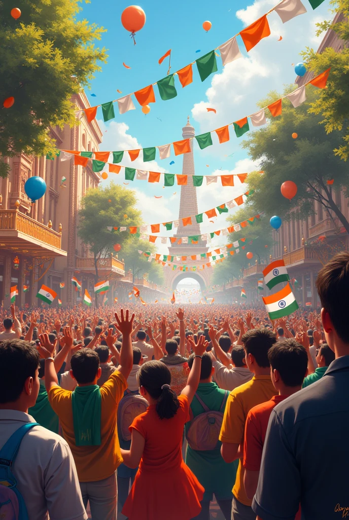 Happy independence day in india