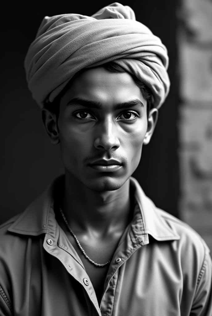 Bhagat Singh image black and white