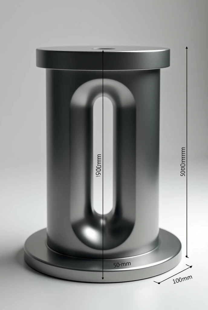 make a drawing: Cylinder with a central hole. With the following specifications Main form: Draw a cylinder in side view (a rectangle with circular bases at the ends).
Finished surfaces: Indicate that the outer part of the cylinder is finished (polished). You can put two dimension lines for the diameter and the height. For example, outer diameter of 50 mm and height of 100 mm.
Important center line: Draw a vertical center line that passes through the cylinder, indicating the axis of the cylinder.
center hole: Draw a circle in the center of the cylinder. Indicate the diameter of the hole with a dimension line (For example, 20 mm).
